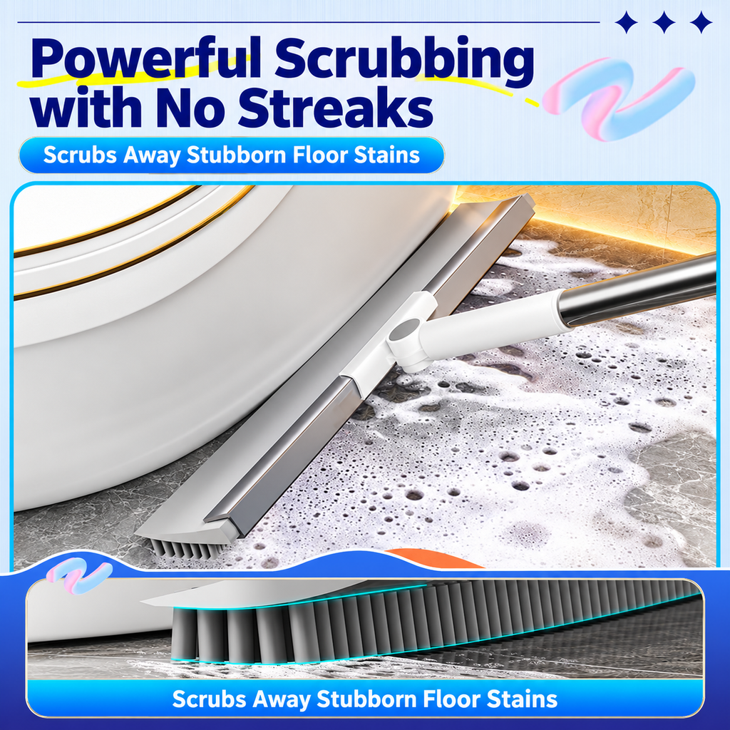 3-in-1 Magic Broom & Floor Squeegee