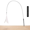 Suction Cup Cat Teaser Toy with Feather & Bell