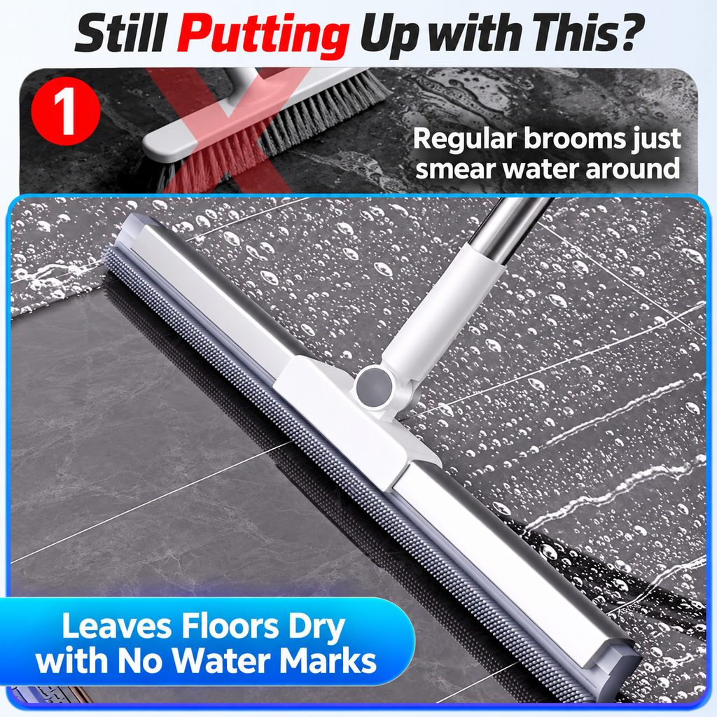 3-in-1 Magic Broom & Floor Squeegee