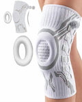Adjustable Dial Knee Brace with Patella Gel Pad & Side Stabilizers
