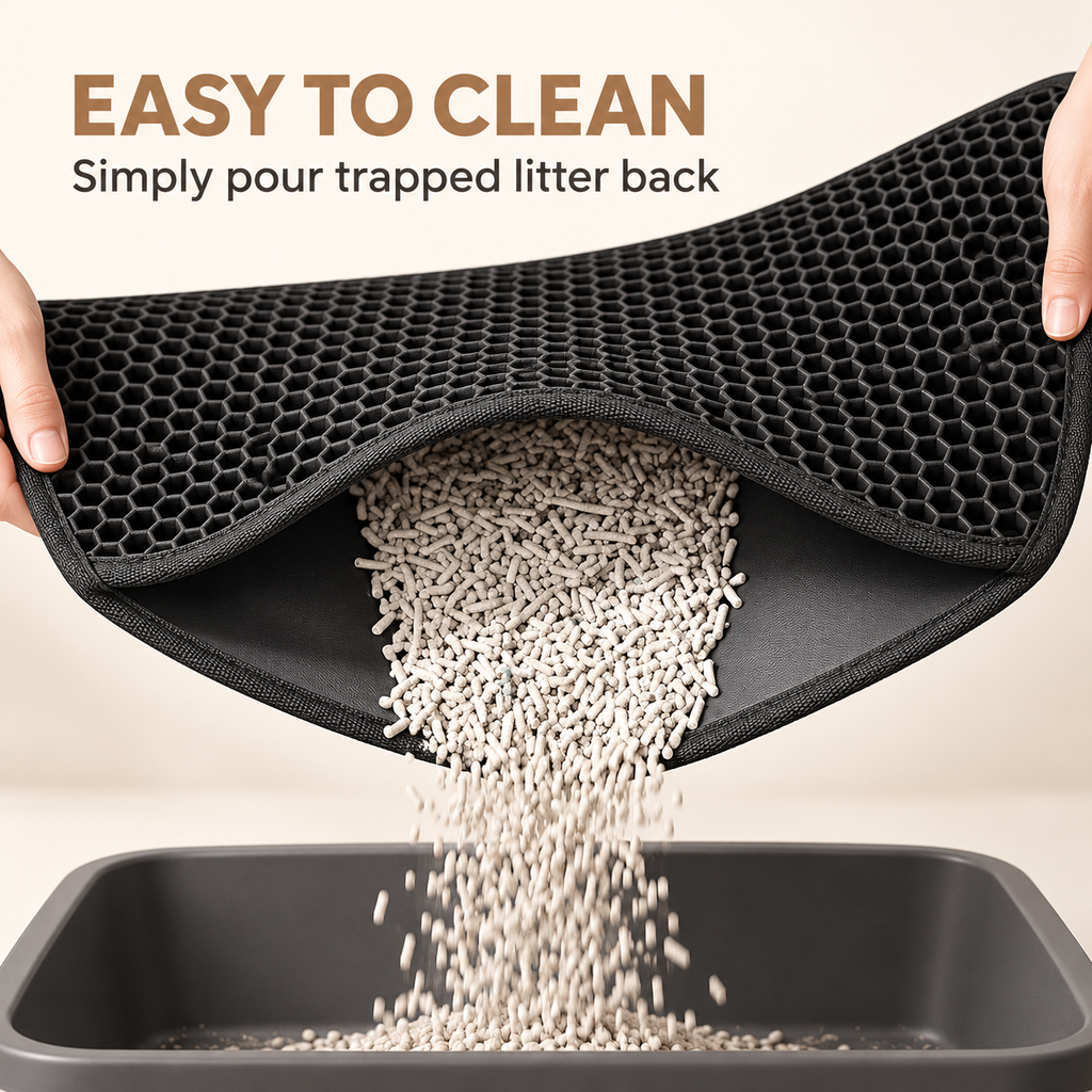 Waterproof Double-Layer Cat Litter Mat