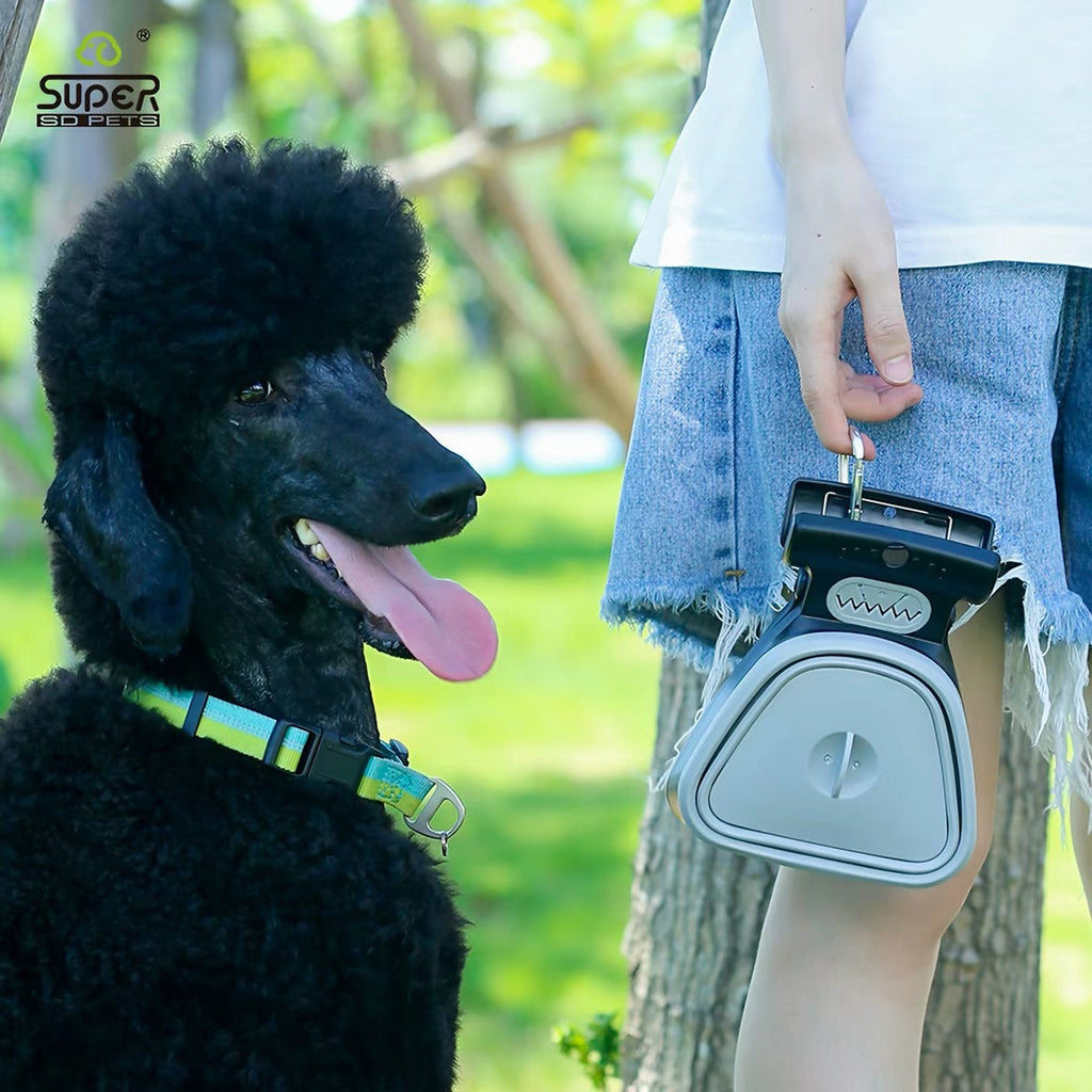 Portable Dog Poop Scooper with Built-in Bag Dispenser