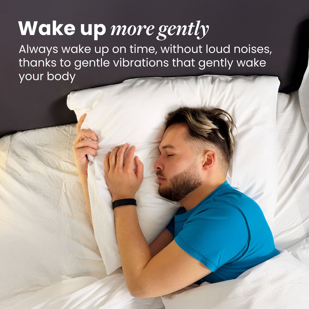 Silent Vibrating Alarm Wristband – Wake Up Without Waking Your Partner