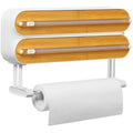 Wall-Mounted Foil, Cling Wrap & Paper Towel Dispenser