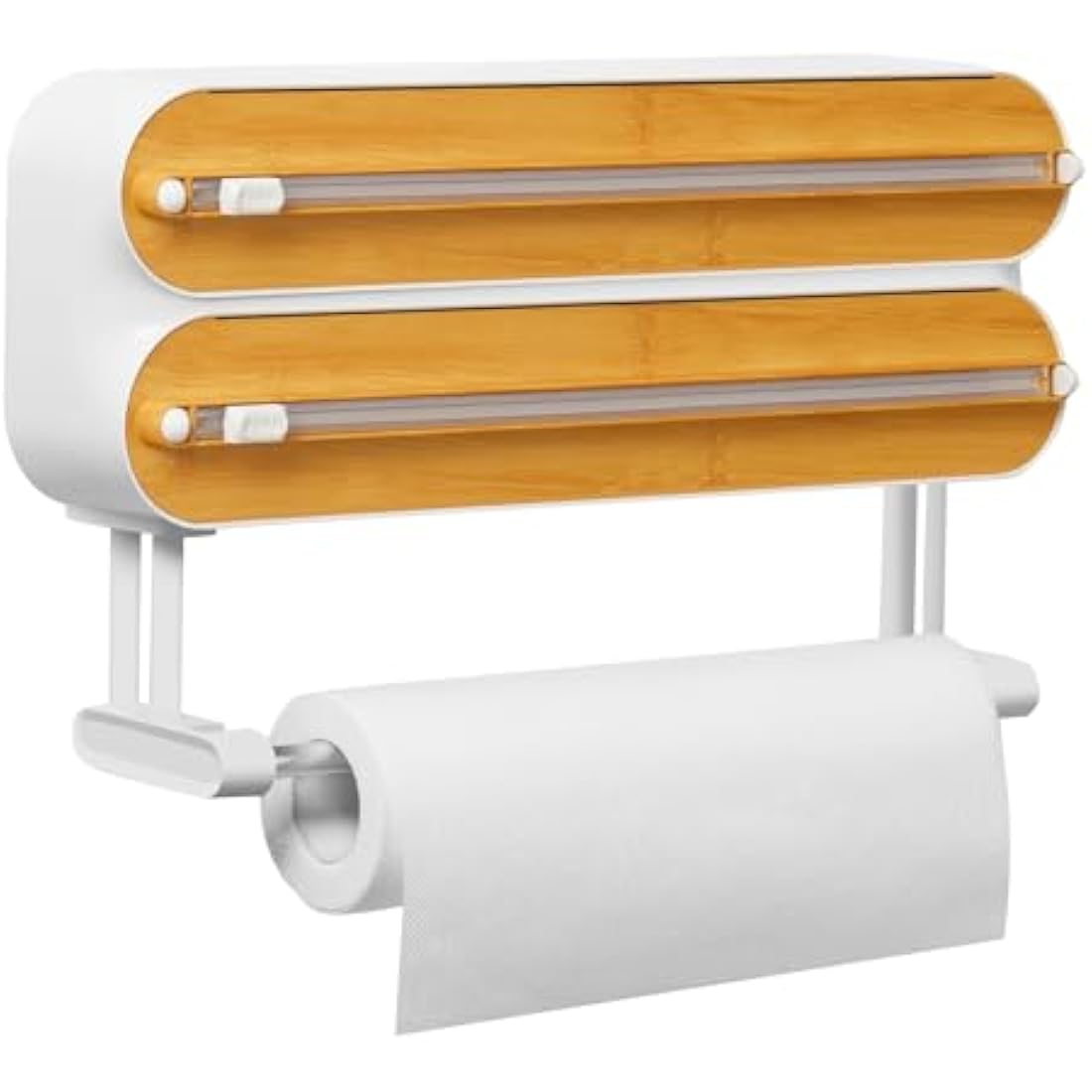 Wall-Mounted Foil, Cling Wrap & Paper Towel Dispenser