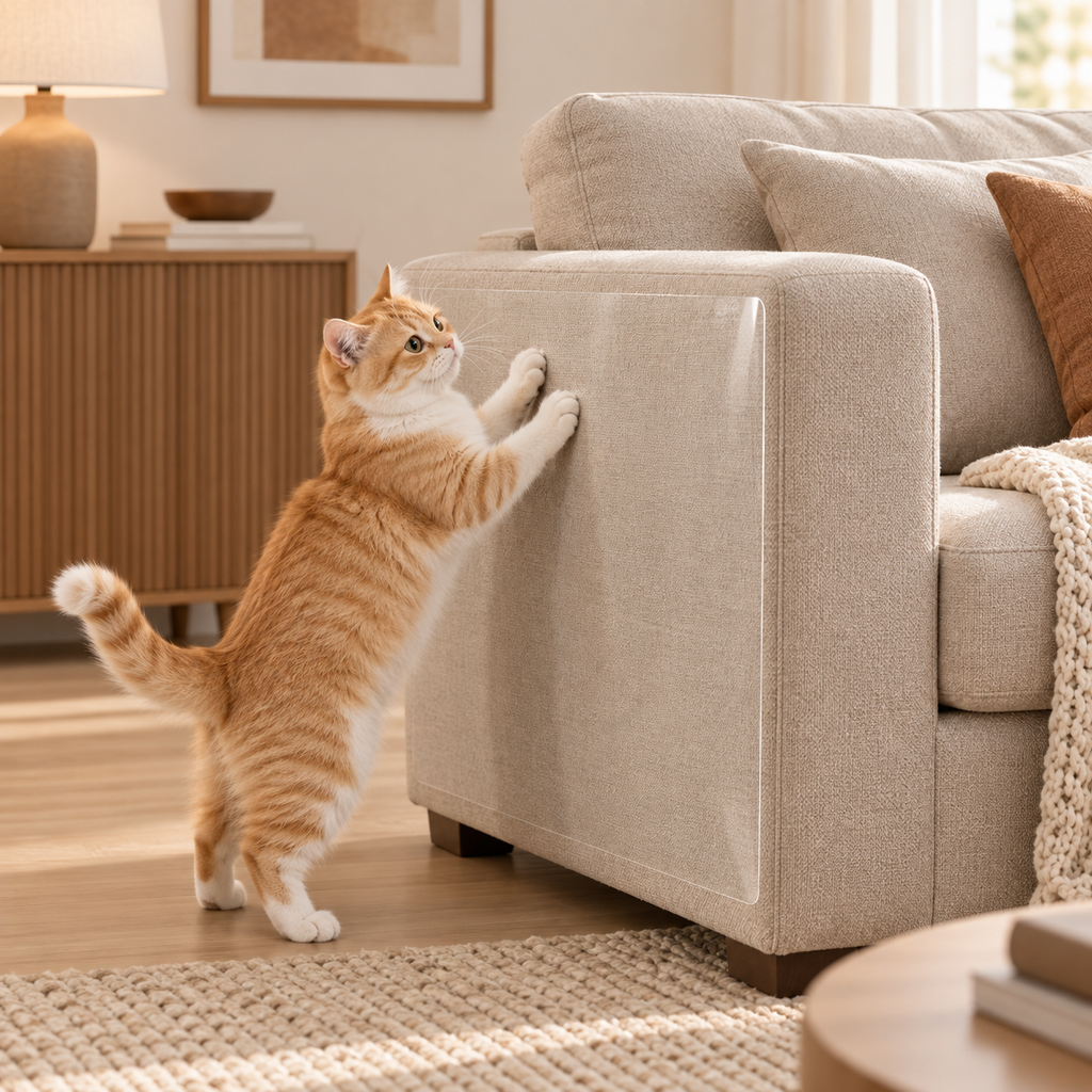 Self-Adhesive Cat Scratch Furniture Protector Roll