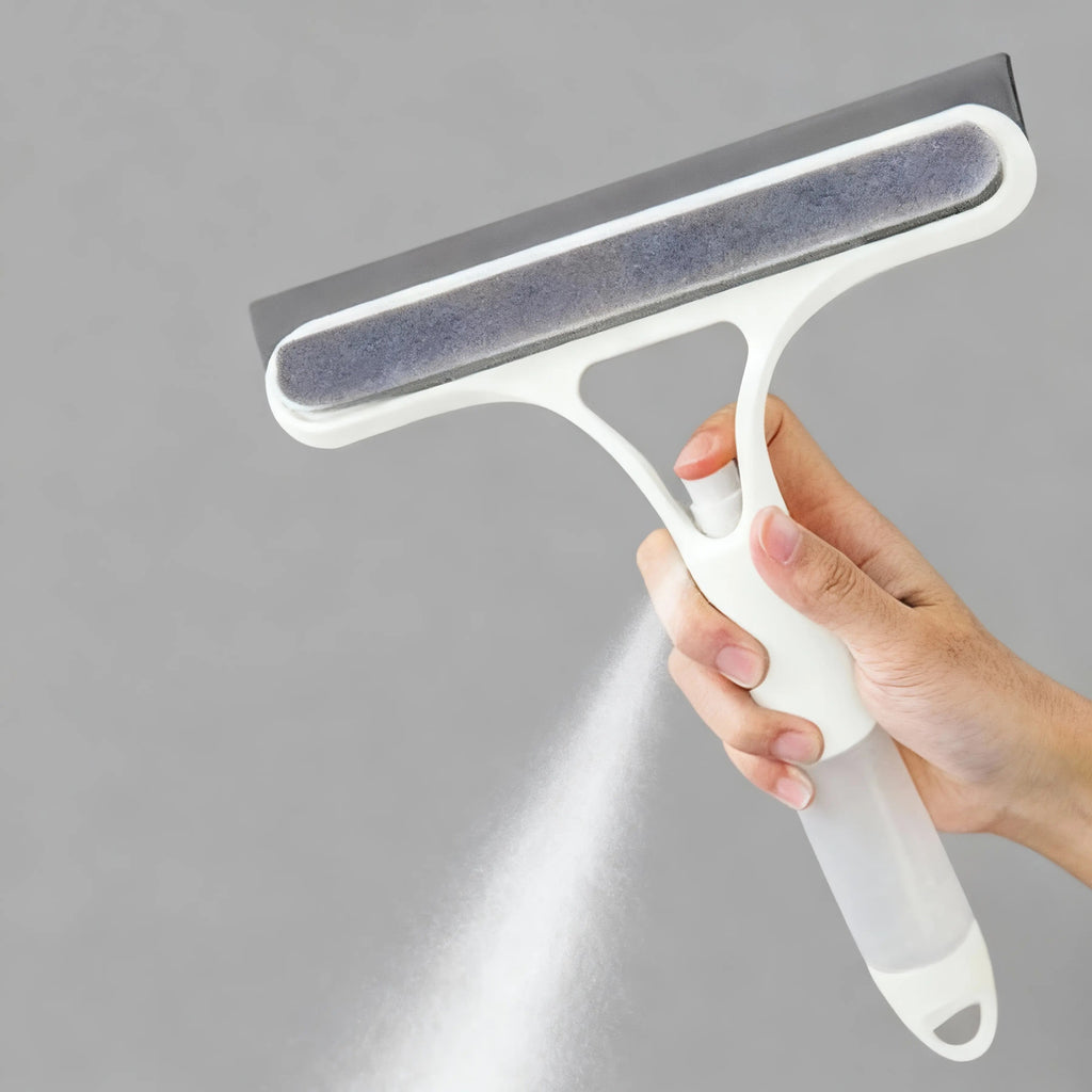 3-in-1 Window Cleaning Tool with Spray