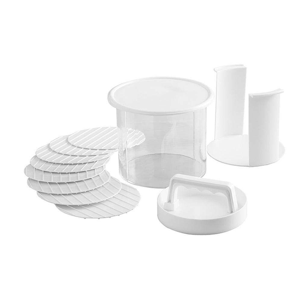 Burger Press & Patty Freezer Container 12-Piece Set