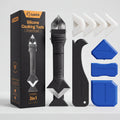 Caulking & Grout Tool Kit with Scraper and Nozzle Heads