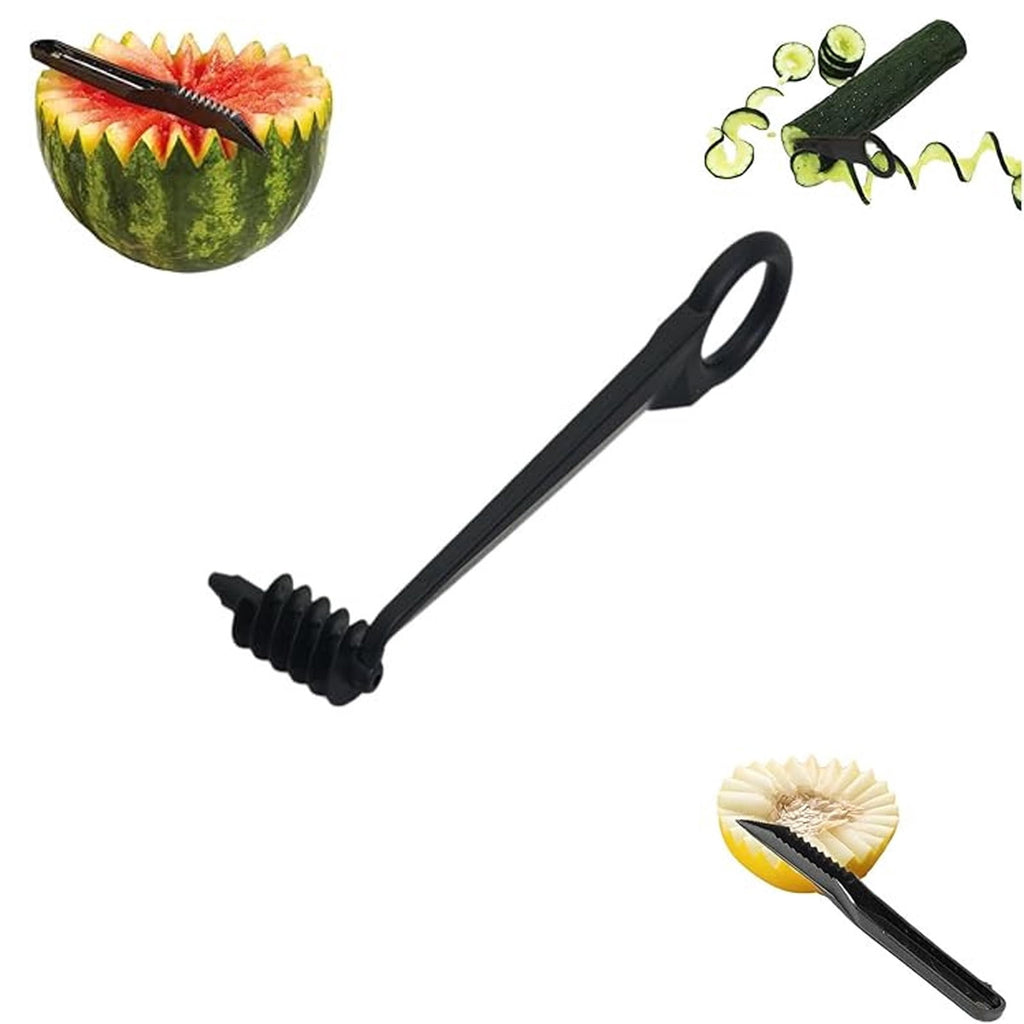 Spiral Vegetable Cutter & V-Shaped Carving Knife Set