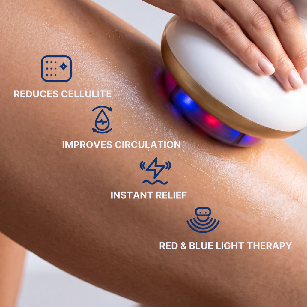Body Massager with Suction, Heat & Red Light