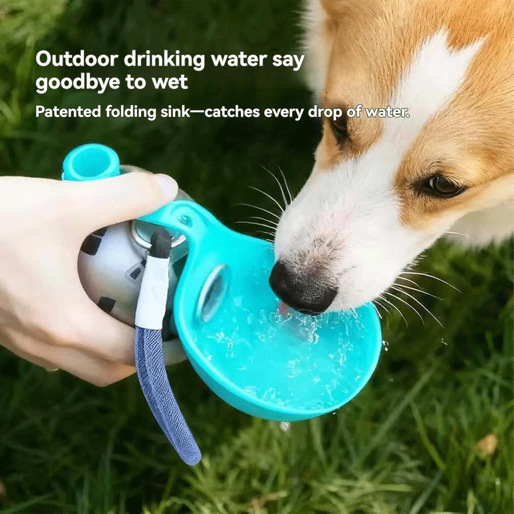 2-in-1 Dog Water Bottle & Bowl