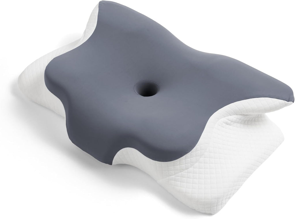 Ergonomic Memory Foam Contour Pillow – Butterfly Cervical Neck Support
