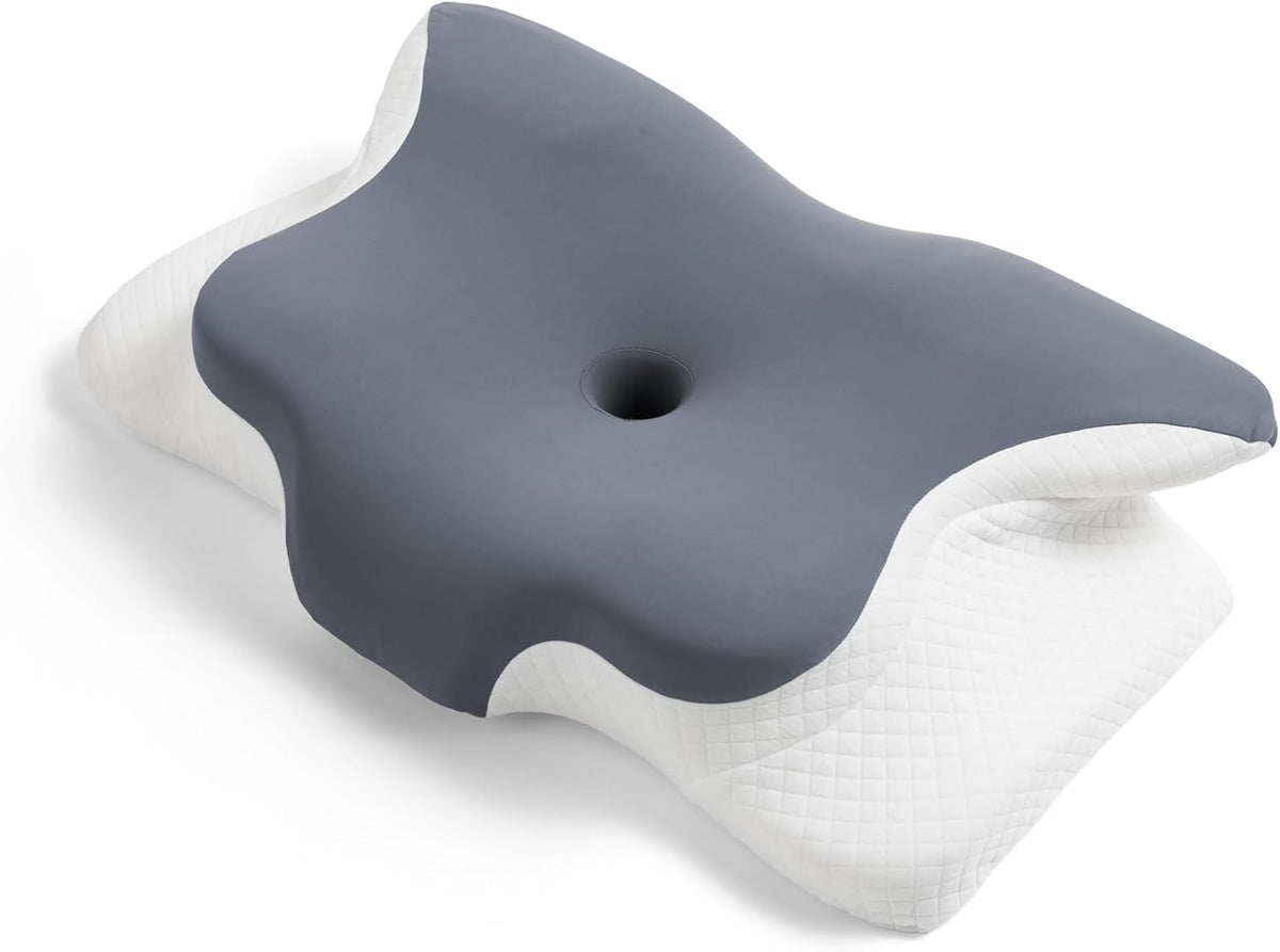 Ergonomic Memory Foam Contour Pillow – Butterfly Cervical Neck Support