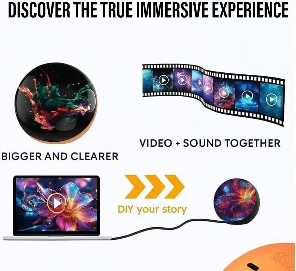 Memory Orb Video Ornament video and sound