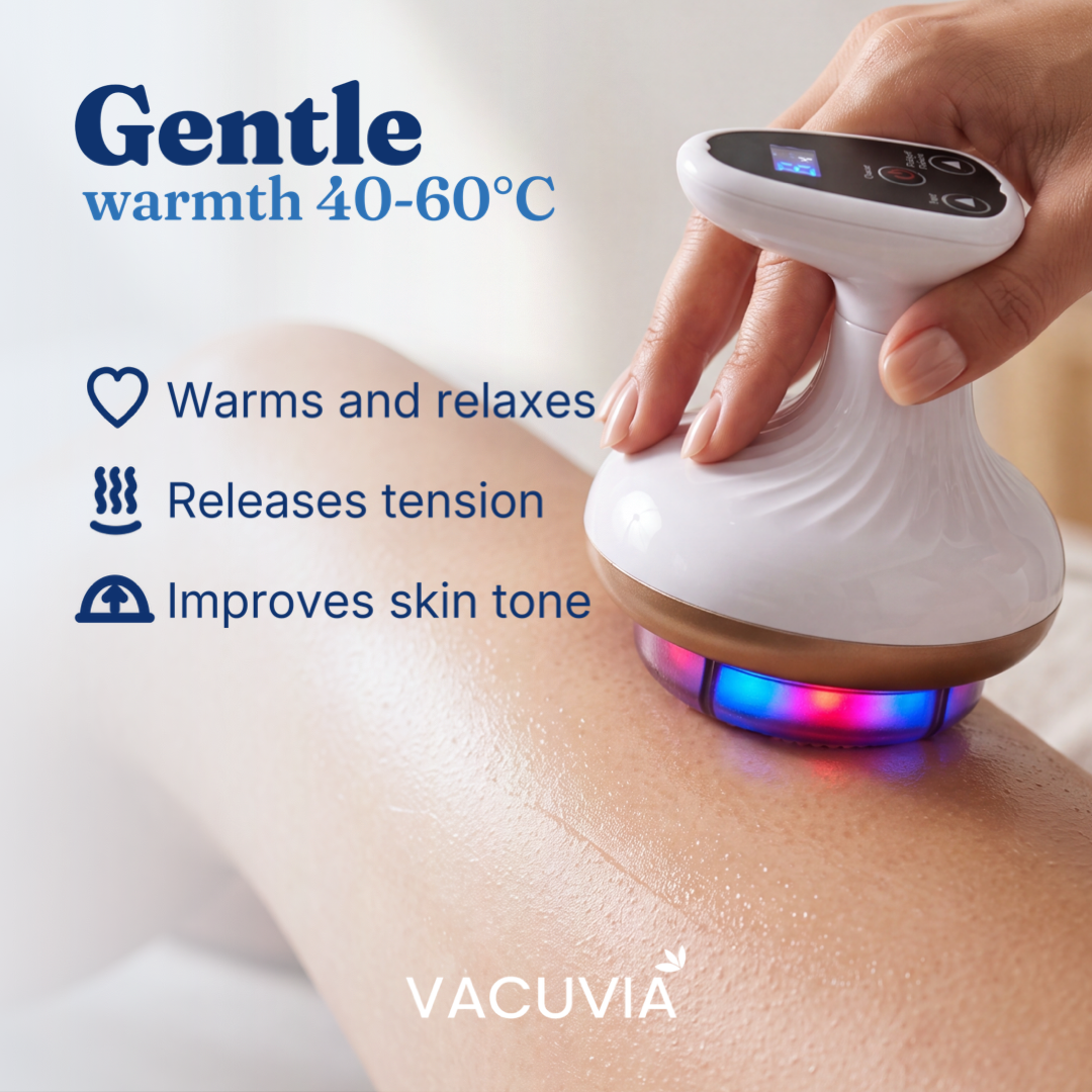 Body Massager with Suction, Heat & Red Light