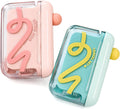 Portable Pop-Up Floss Pick Dispenser Case (2 Pack)
