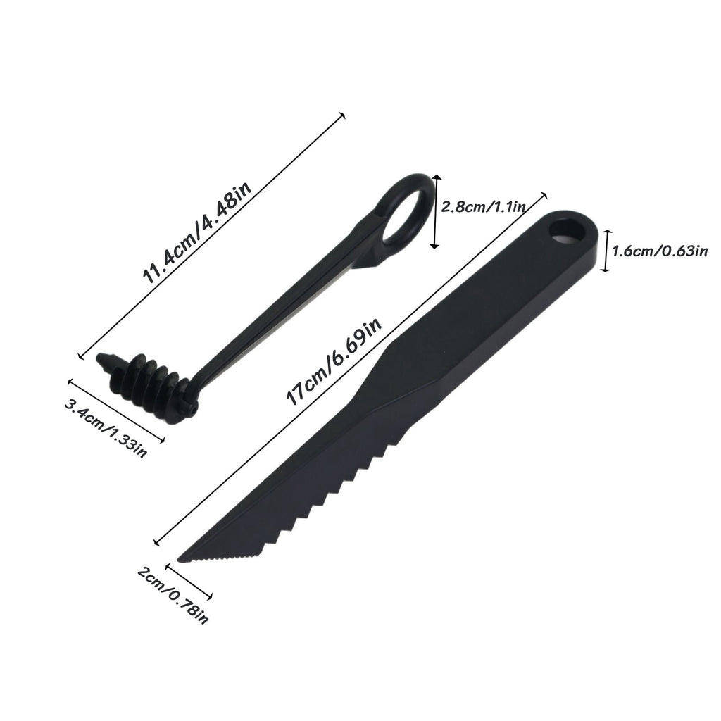 Spiral Vegetable Cutter & V-Shaped Carving Knife Set