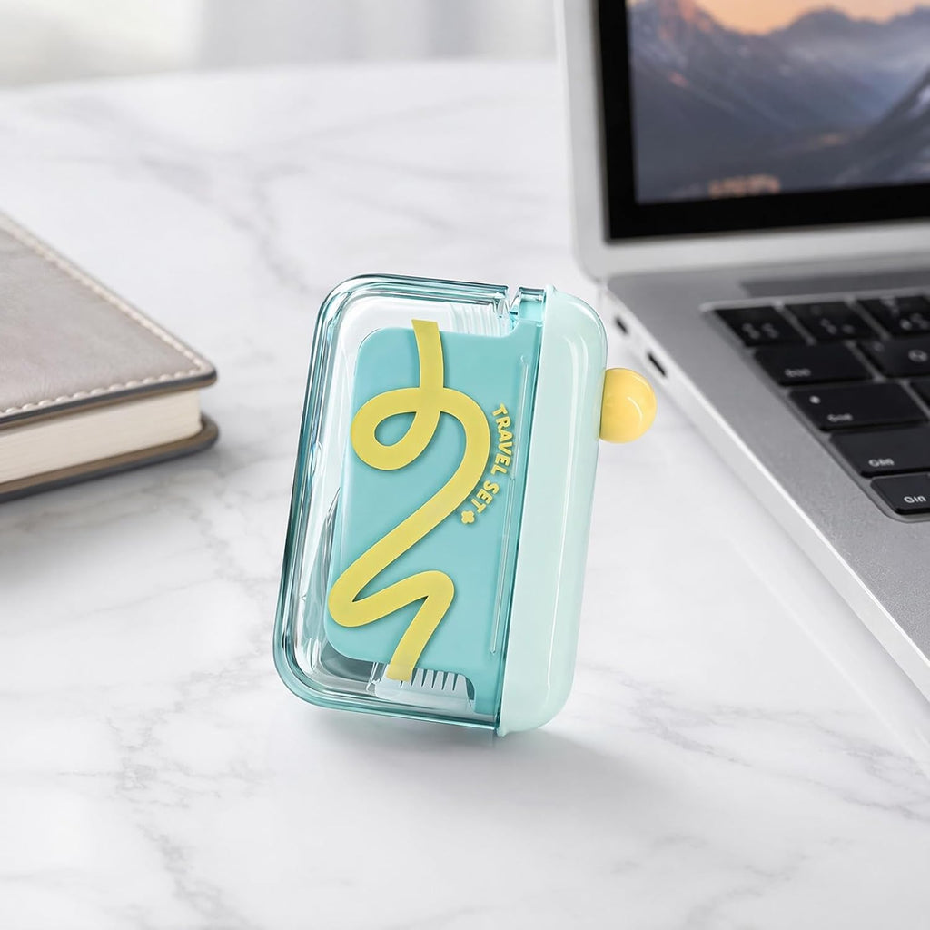 Portable Pop-Up Floss Pick Dispenser Case (2 Pack)