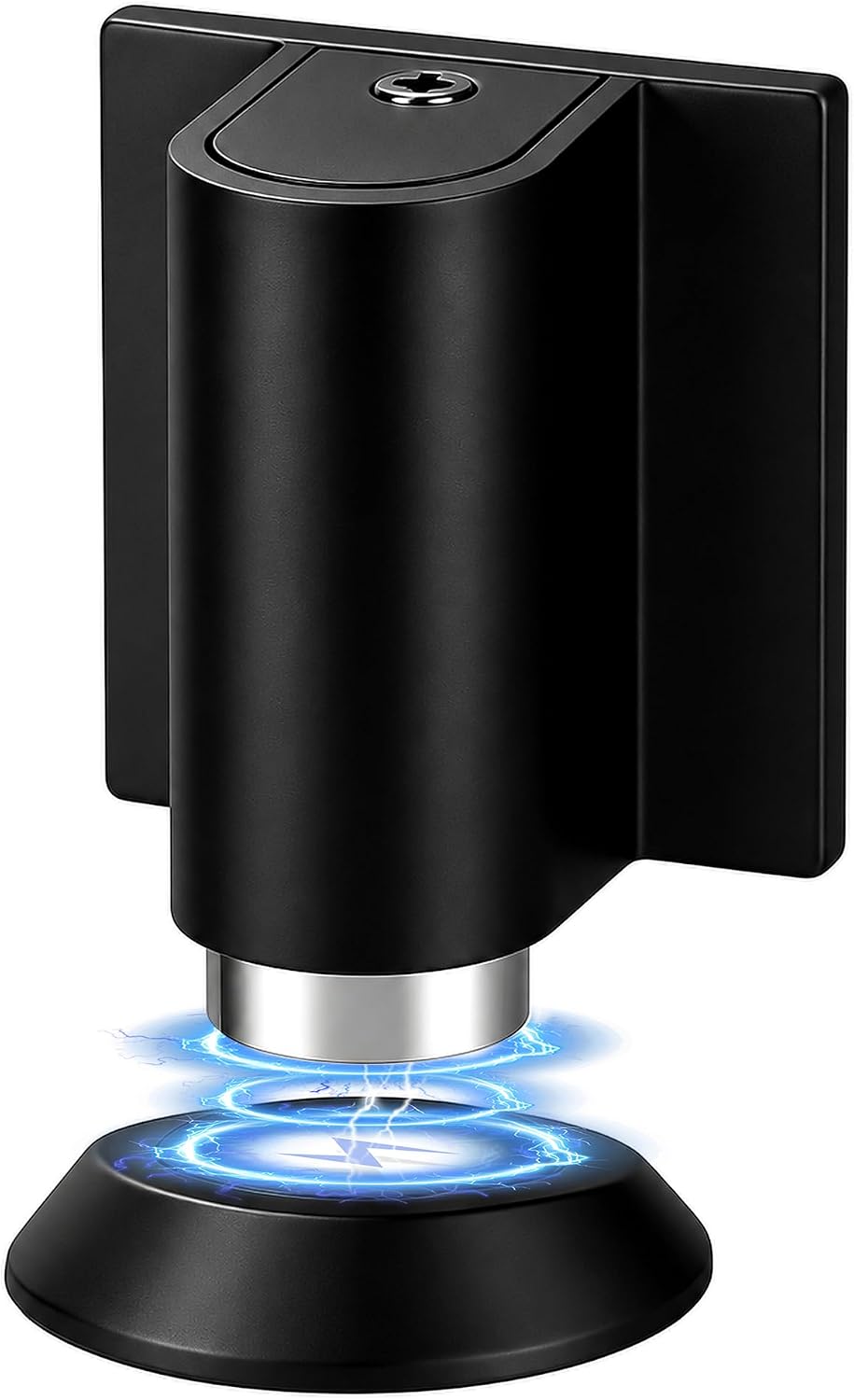 Magnetic Floor Door Stopper – Hidden Door Holder, black