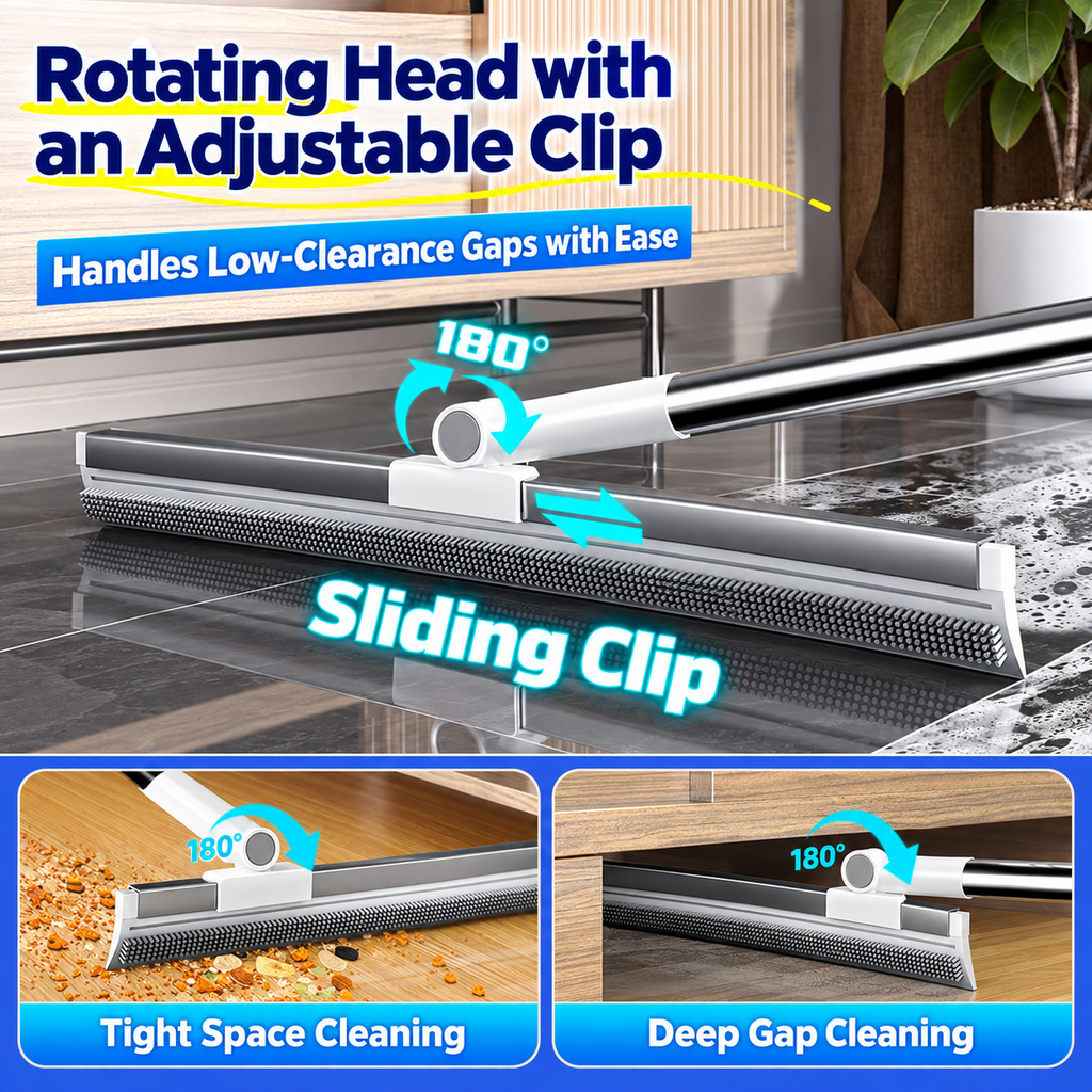 3-in-1 Magic Broom & Floor Squeegee