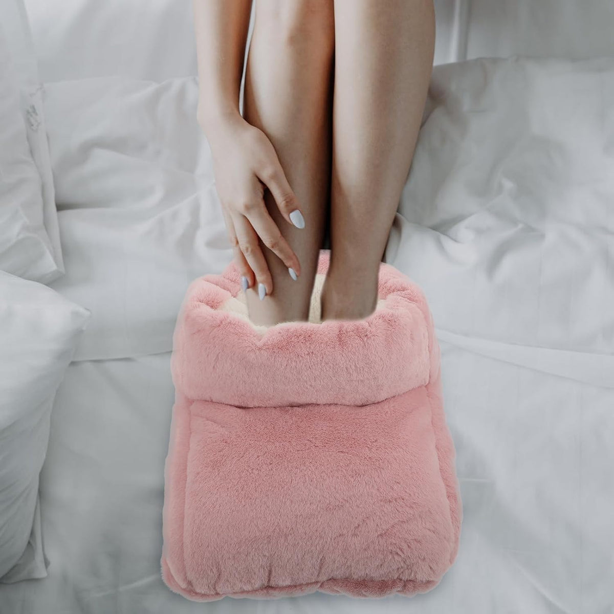 USB Heated Foot Warmer – Plush Slipper Boot