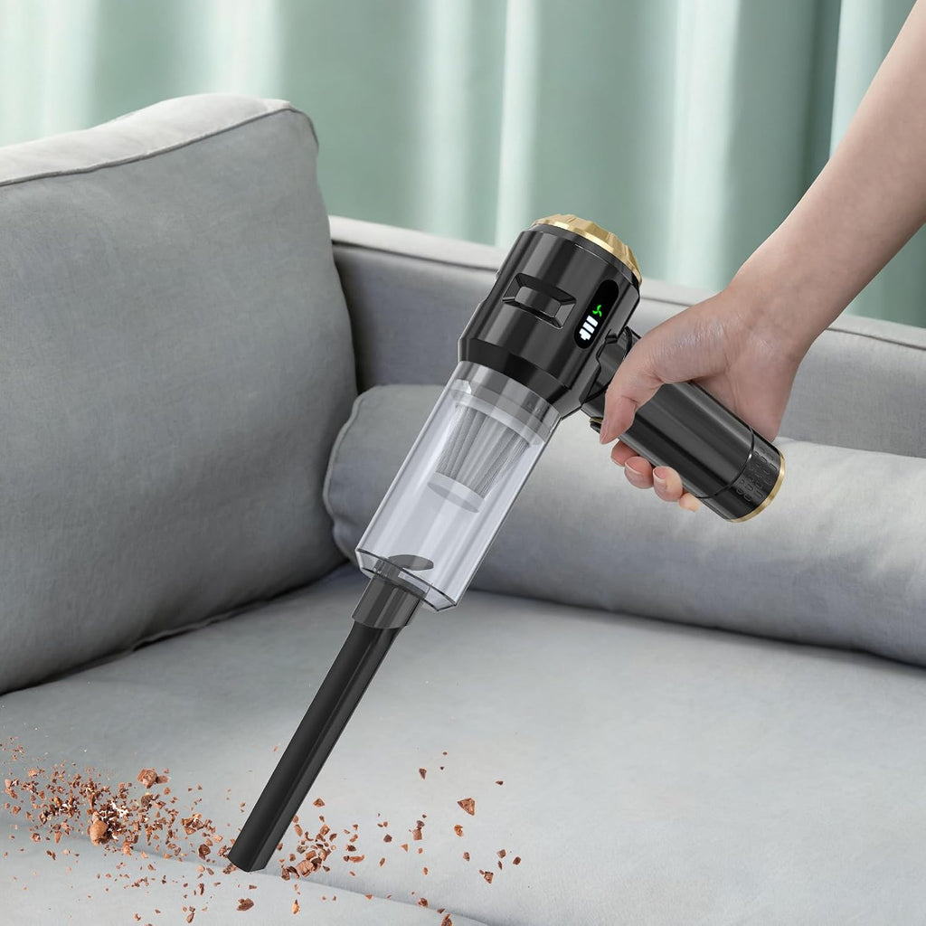 Powerful Cordless Handheld Vacuum & Air Blower – 22,000 Pa Brushless