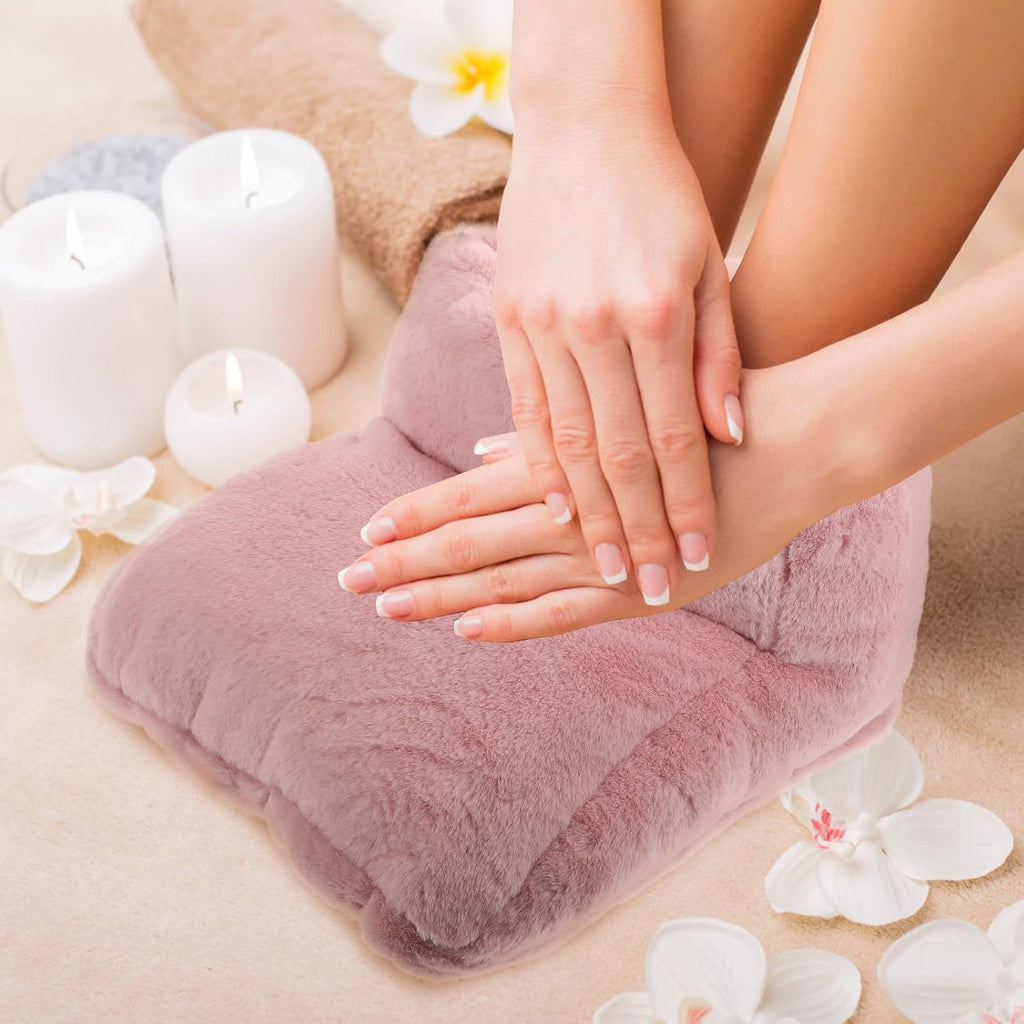 USB Heated Foot Warmer – Plush Slipper Boot