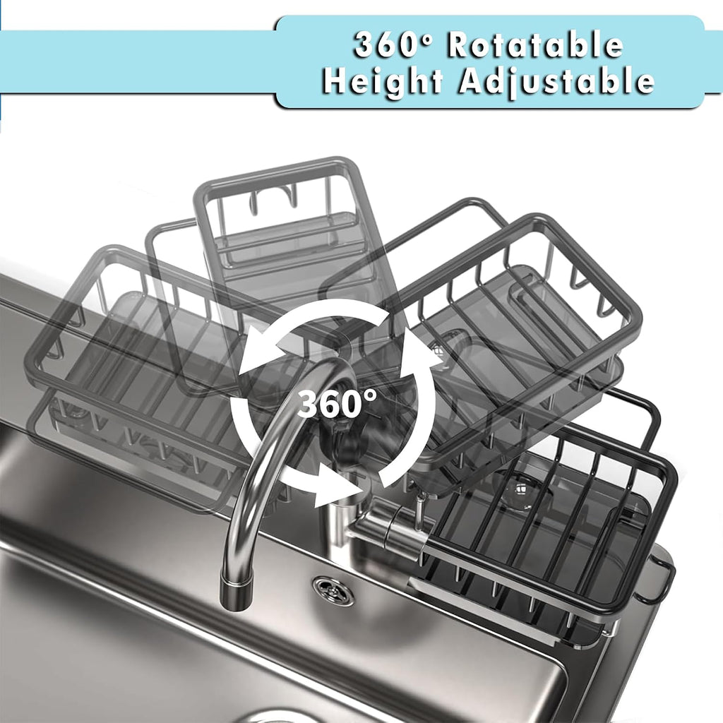Faucet Sink Rack – Sponge & Soap Holder