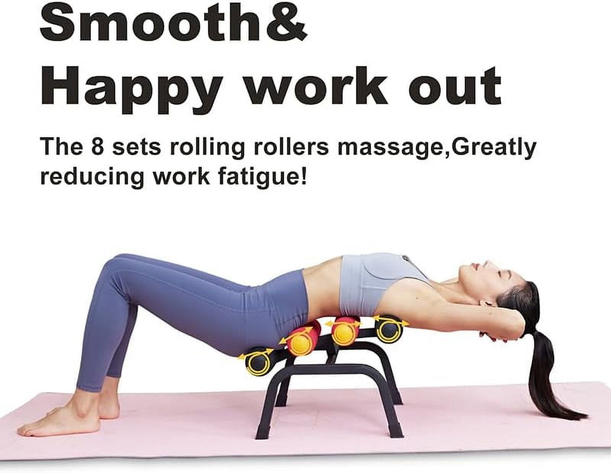 Mini Inversion Table – Floor Back Stretcher with Foam Rollers