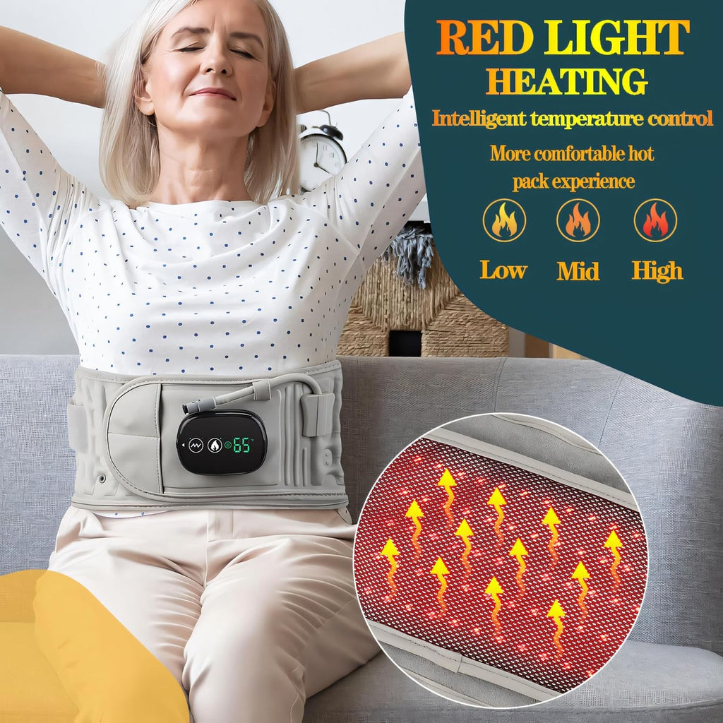 Inflatable Lumbar Decompression Belt with Hand Pump