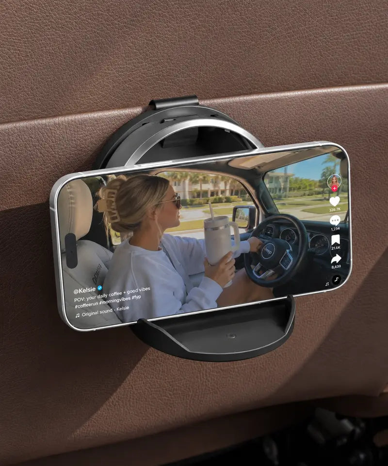 Foldable Car Cup Holder with Hook