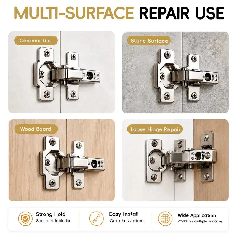 Hinge Repair Screws & Expansion Anchors (30 or 60 Pieces)