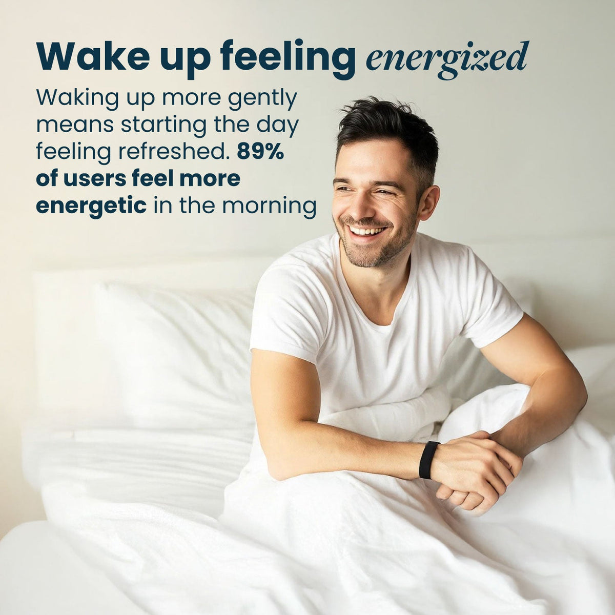 Silent Vibrating Alarm Wristband – Wake Up Without Waking Your Partner