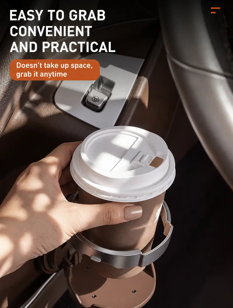 Foldable Car Cup Holder with Hook