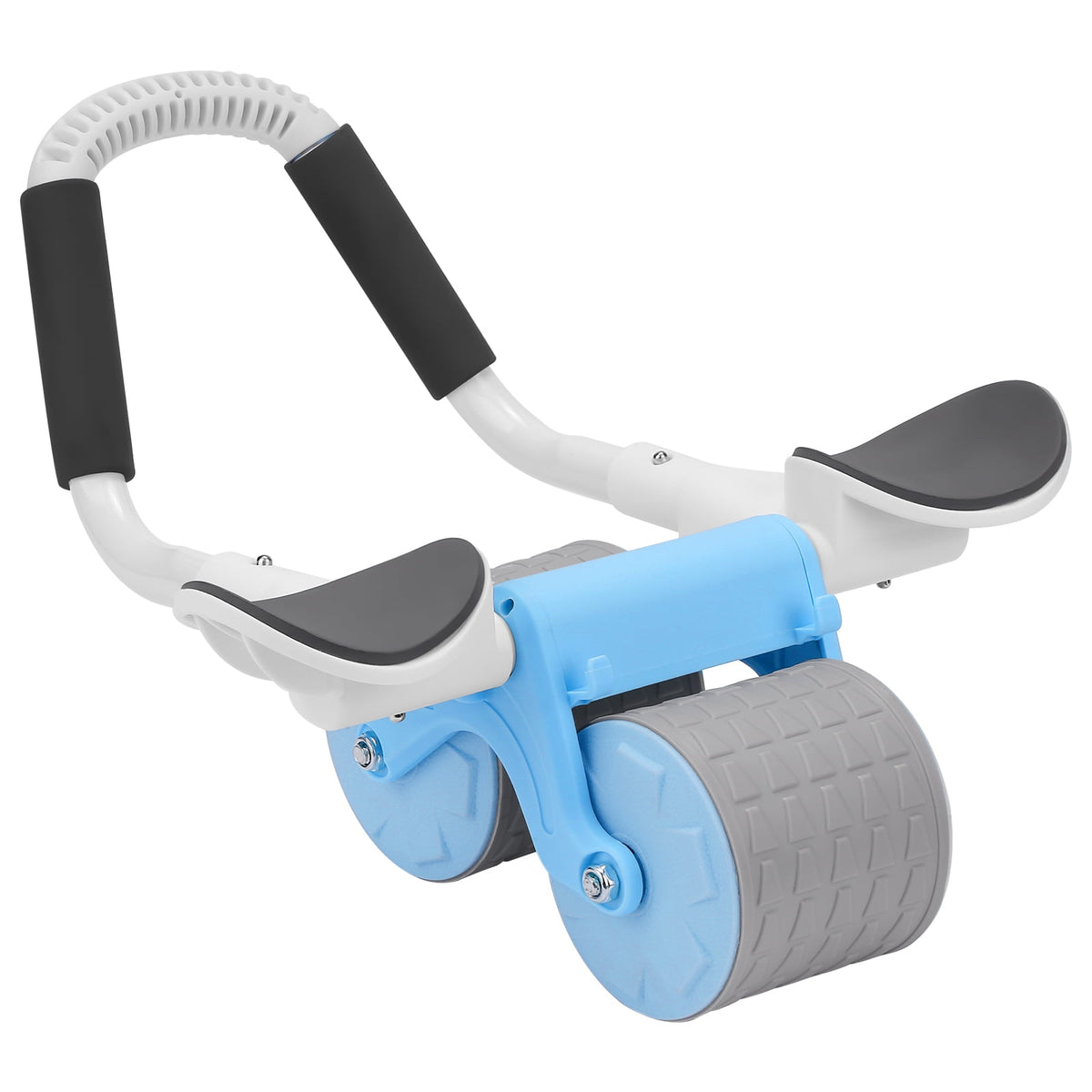 Automatic Rebound Ab Roller with Elbow Support & Knee Mat