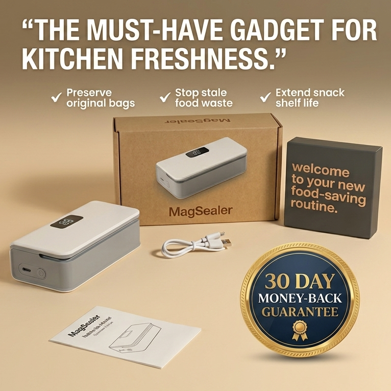 Magnetic Mini Bag Sealer – Rechargeable