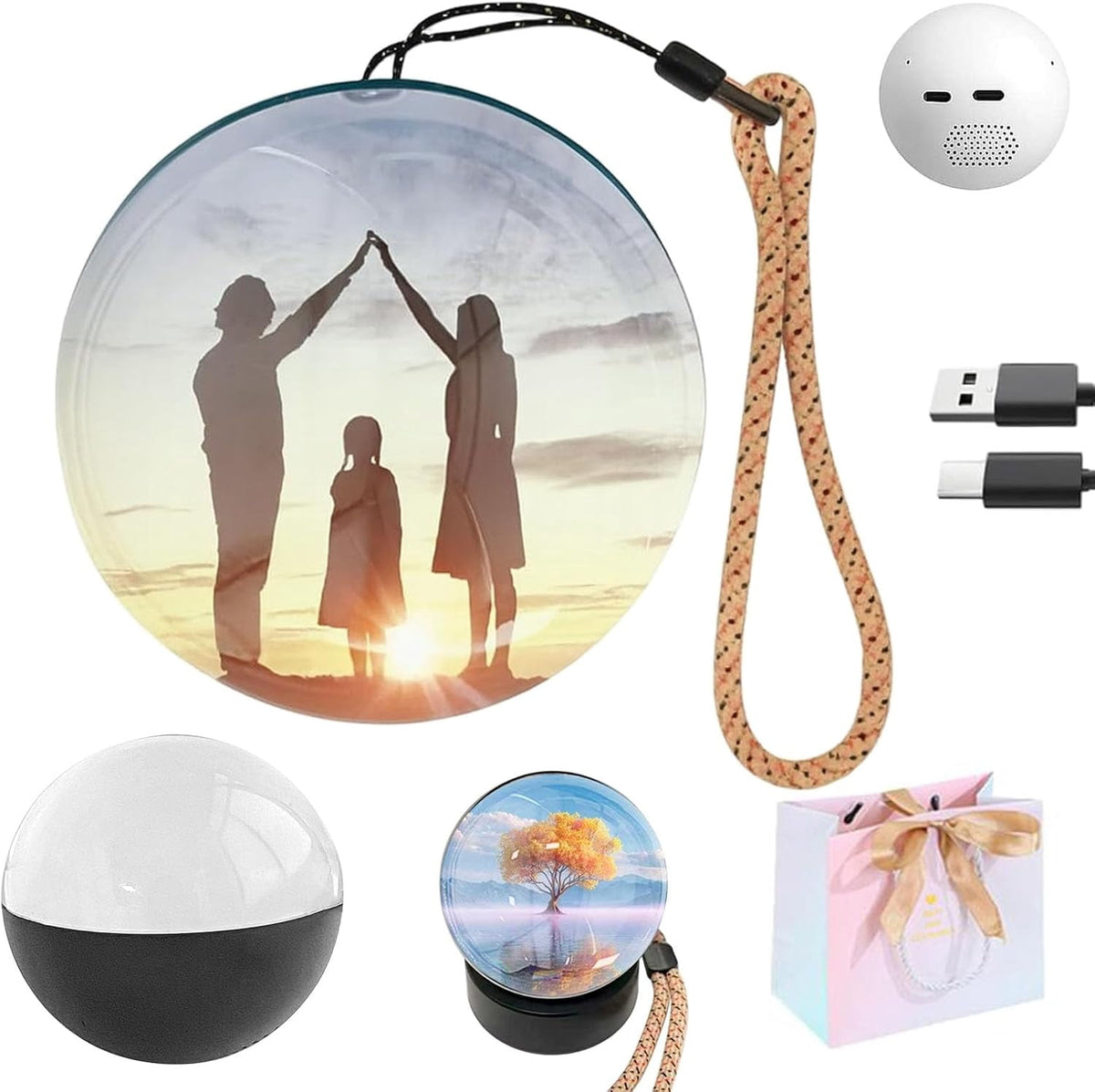 Memory Orb Video Ornament