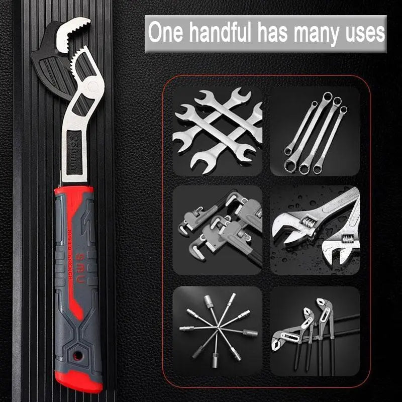 Self-Locking Multi-Function Pipe Wrench