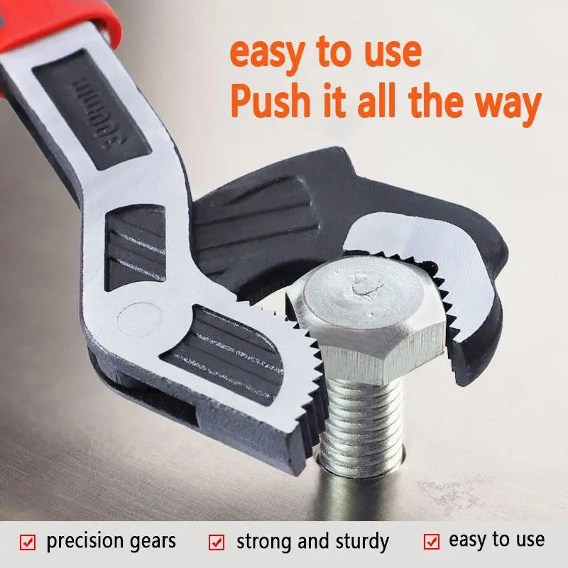 Self-Locking Multi-Function Pipe Wrench