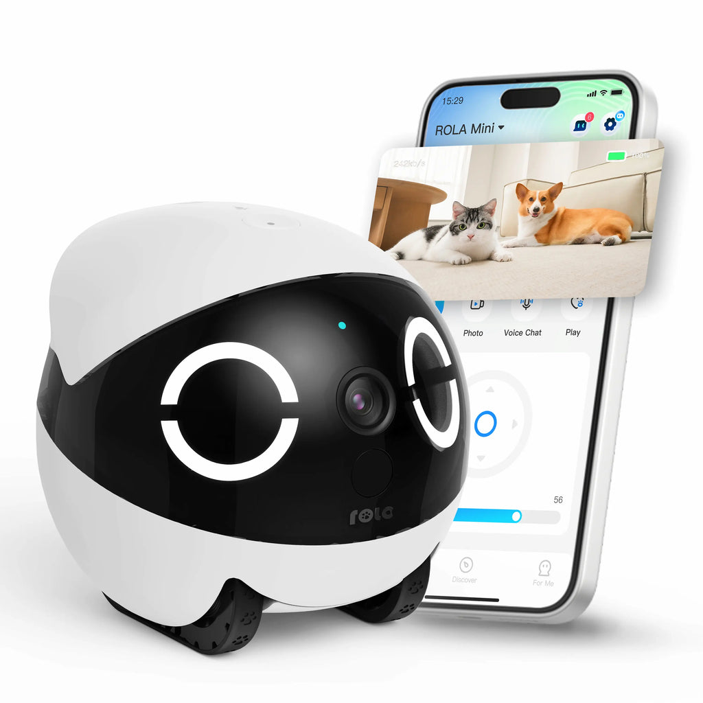 Smart Pet Companion Robot Camera with phone app