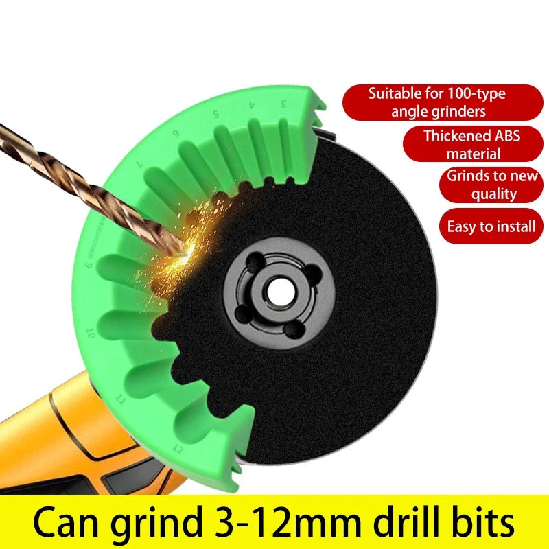 Drill Bit Sharpener Attachment (3–12 mm)