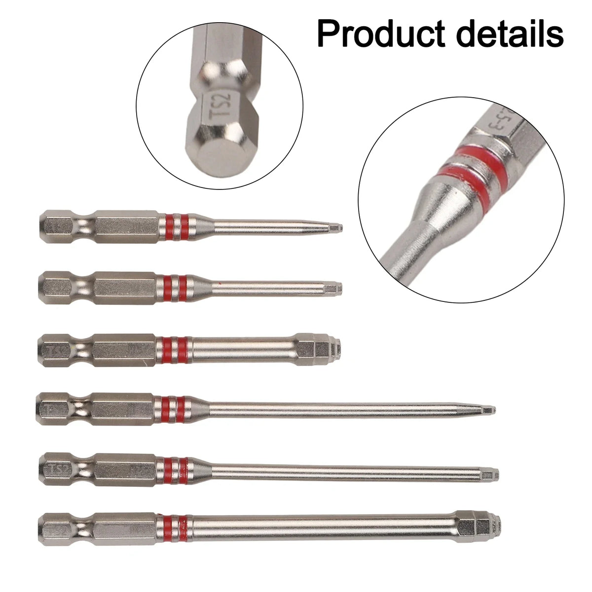 6-Piece Magnetic Hex Driver Bit Set