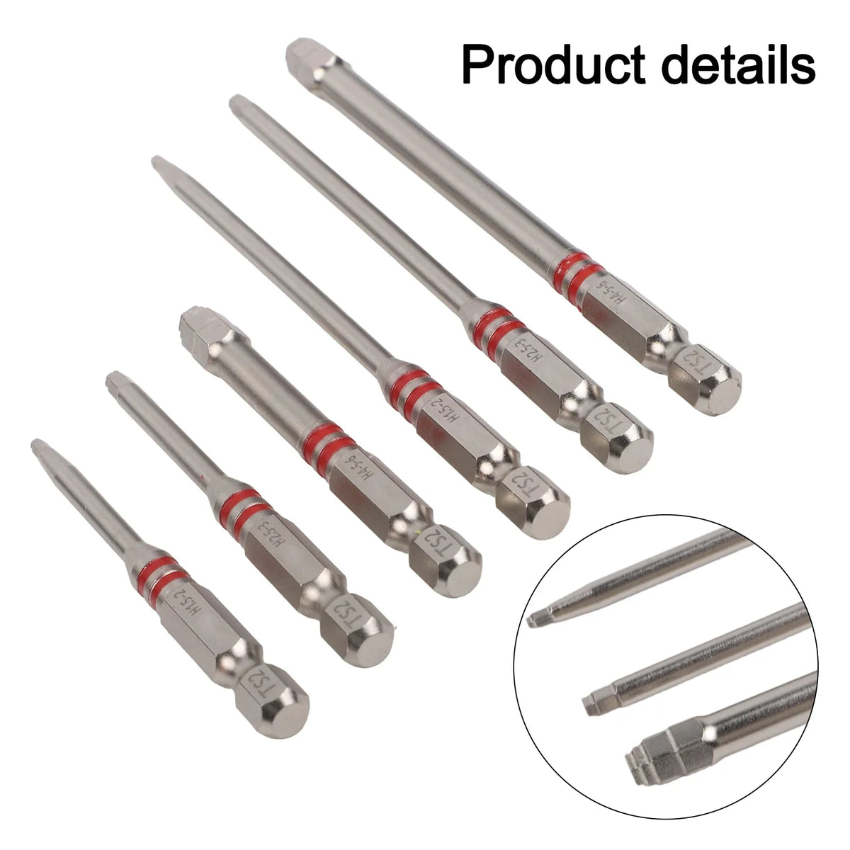 6-Piece Magnetic Hex Driver Bit Set