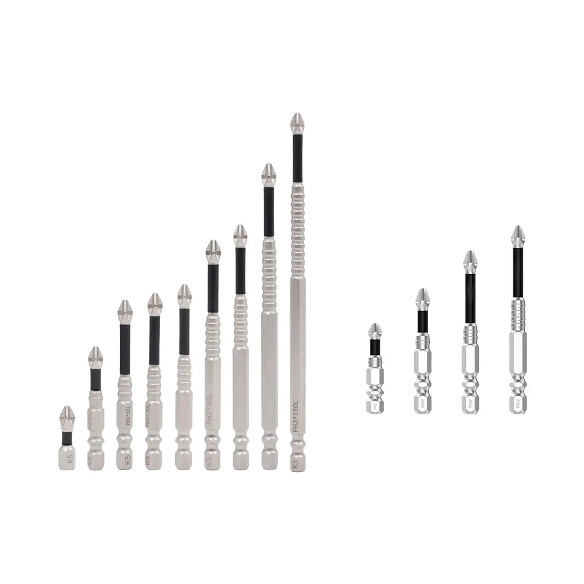 Magnetic Screwdriver Bit Set (4 or 9 Pieces)
