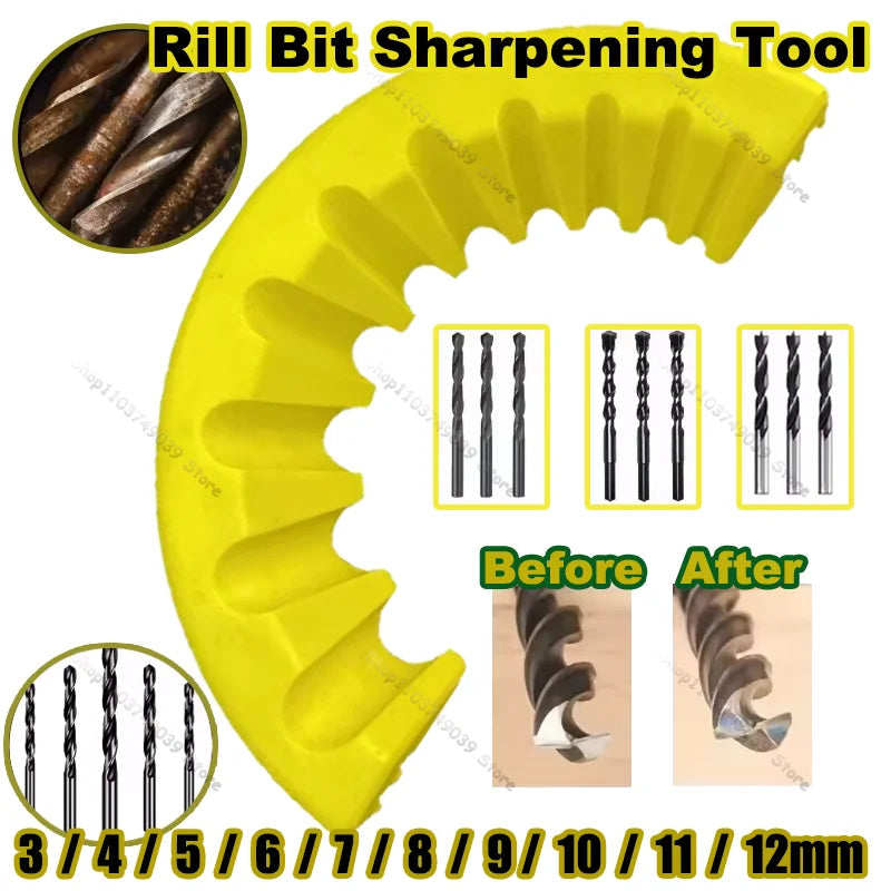 Drill Bit Sharpener Attachment (3–12 mm)
