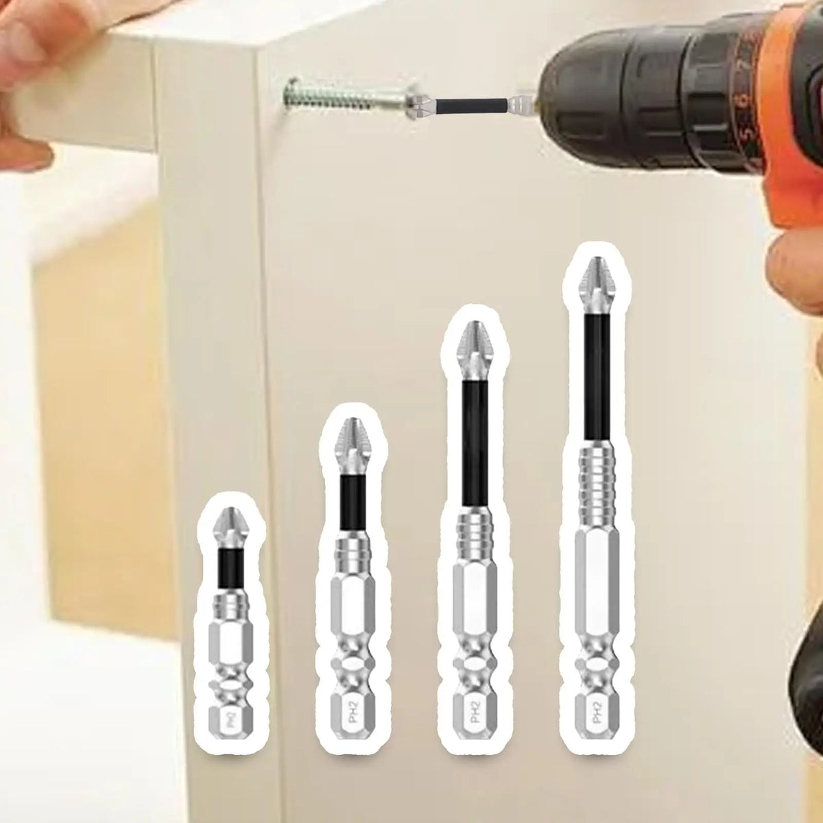 Magnetic Screwdriver Bit Set (4 or 9 Pieces)