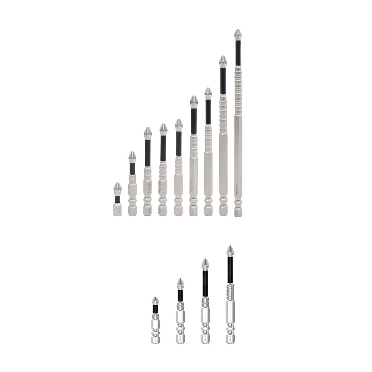 Magnetic Screwdriver Bit Set (4 or 9 Pieces)