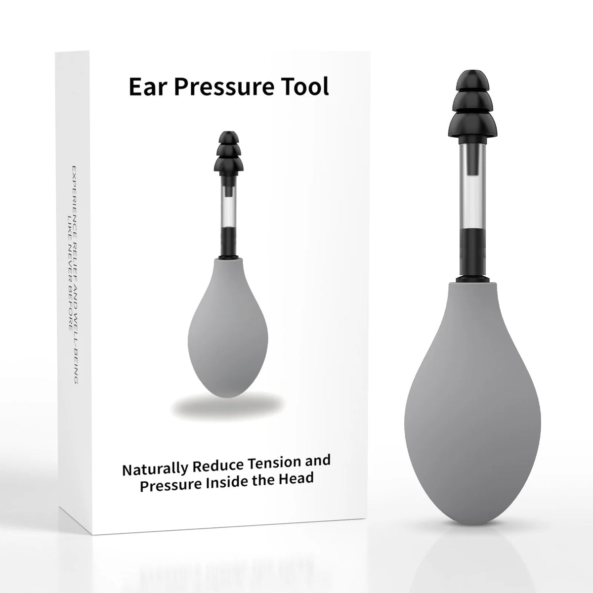 Ear Pressure Relief Tool – Gentle Suction Bulb for Head Tension