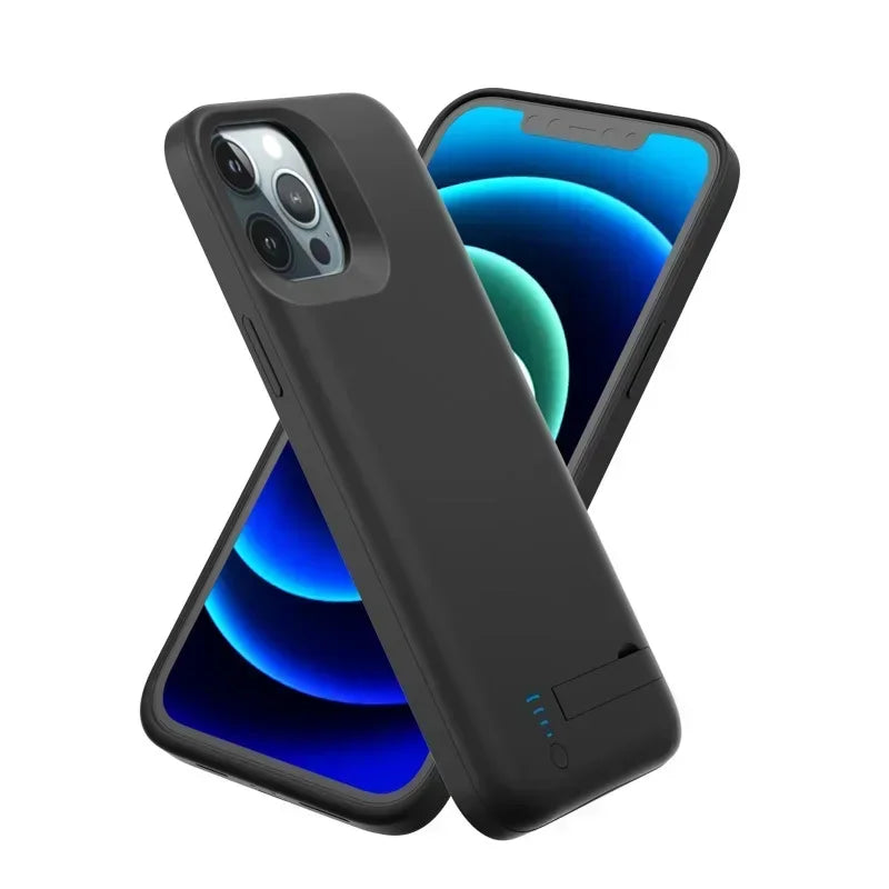 10000 mAh Battery Charging Case for iPhone 12–16